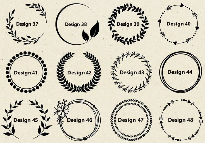 Tags Double side engraved ID name Flower Design Round Disk personalising engraving pet dog cat tag tags- 5 Colours to choose from
